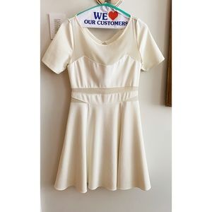 Elizabeth and James white cutout dress